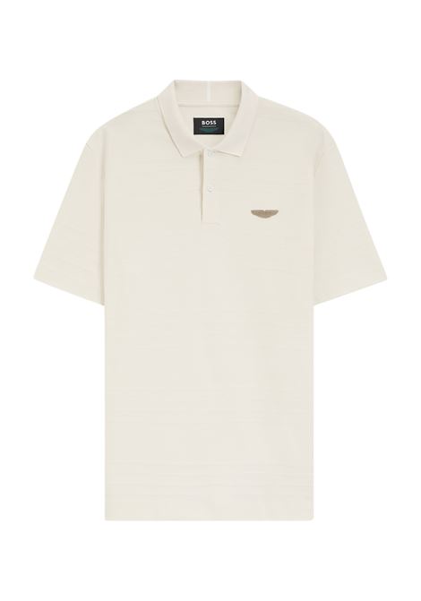 Polo Regular Fit BOSS x ASTON MARTIN in Cotone Jacquard BOSS | JERSEY | 5055617411800118