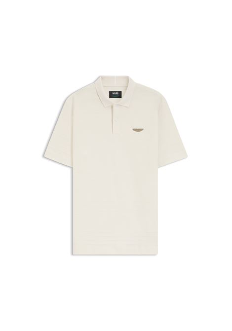 Polo Regular Fit BOSS x ASTON MARTIN in Cotone Jacquard BOSS | JERSEY | 5055617411800118