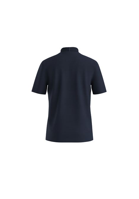 Polo Regular Fit BOSS x ASTON MARTIN in Cotone Jacquard - Blu Scuro BOSS | JERSEY | 5055617440400404