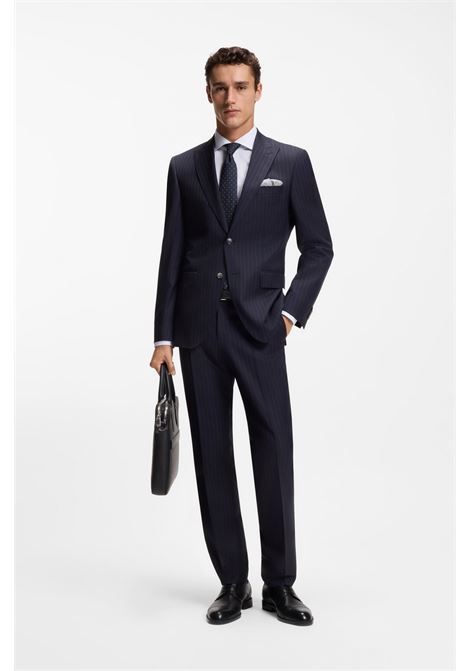 BOSS slim-fit shirt in striped easy-iron stretch cotton H-HANK-SP-C1-261 BOSS |  | 5055637745000450