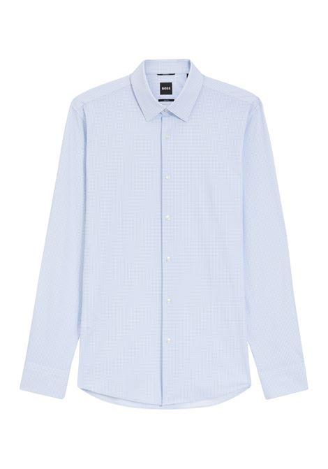 BOSS slim-fit shirt in printed performance-stretch jersey P-HANK-S-K-261 BOSS |  | 5055669245000450