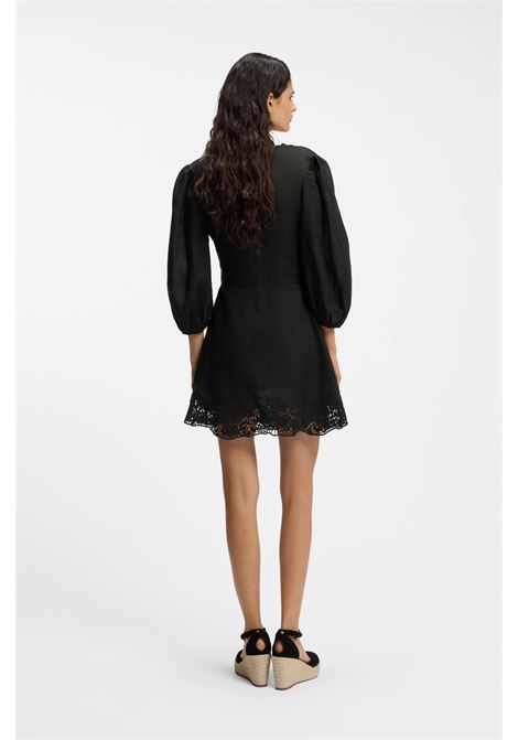 Vestito dalla linea svasata con dettagli ricamati BOSS | Abiti | 50556737001