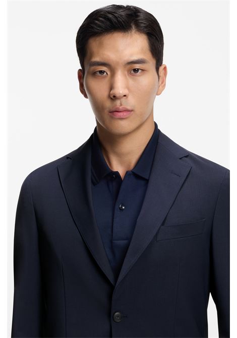 BOSS P-Hanry Slim-Fit Washable Wool-Blend Blazer BOSS |  | 5055675740400404