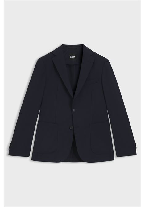 BOSS P-Hanry Slim-Fit Washable Wool-Blend Blazer BOSS |  | 5055675740400404