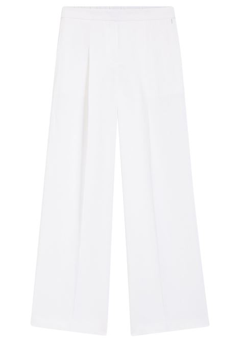 BOSS relaxed-fit wide-leg linen-blend trousers Tiana11 BOSS |  | 50557443100