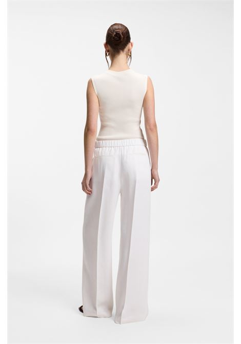 BOSS relaxed-fit wide-leg linen-blend trousers Tiana11 BOSS |  | 50557443100