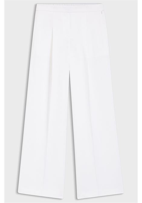 BOSS relaxed-fit wide-leg linen-blend trousers Tiana11 BOSS |  | 50557443100