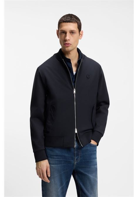 Felpa BOSS C-Skiles 98 in cotone mercerizzato con zip e monogramma Double B BOSS | JERSEY | 5055785340400404