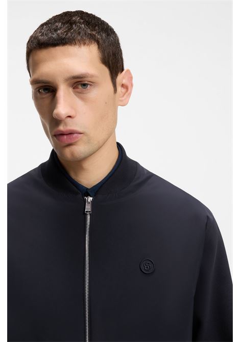 Felpa BOSS C-Skiles 98 in cotone mercerizzato con zip e monogramma Double B BOSS | JERSEY | 5055785340400404