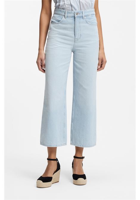 Jeans straight fit in denim blu BOSS | JEANS | 50558703433
