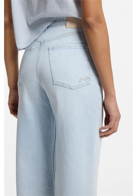 Jeans straight fit in denim blu BOSS | JEANS | 50558703433