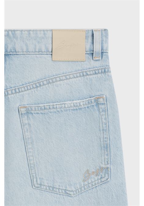 Jeans straight fit in denim blu BOSS | JEANS | 50558703433