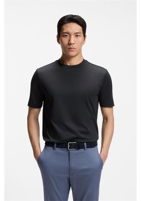 T-shirt Performance BOSS P-Taut 89 in Cotone Jacquard BOSS | JERSEY | 5055877040400404