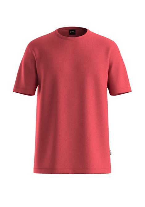 T-shirt Regular Fit BOSS H-Taut 235 in Cotone e Lino BOSS | JERSEY | 5055916661500615