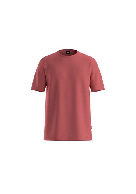 T-shirt Regular Fit BOSS H-Taut 235 in Cotone e Lino BOSS | JERSEY | 5055916661500615