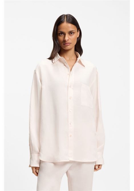 Camicetta relaxed fit con tasca sul petto BOSS | Bluse | 50560693680