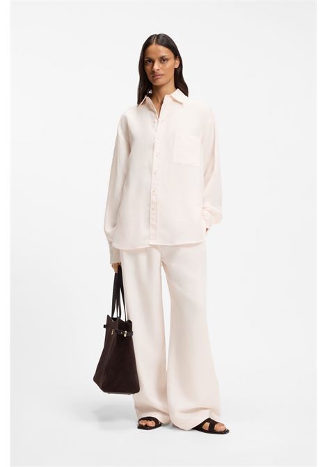 Camicetta relaxed fit con tasca sul petto BOSS | Bluse | 50560693680