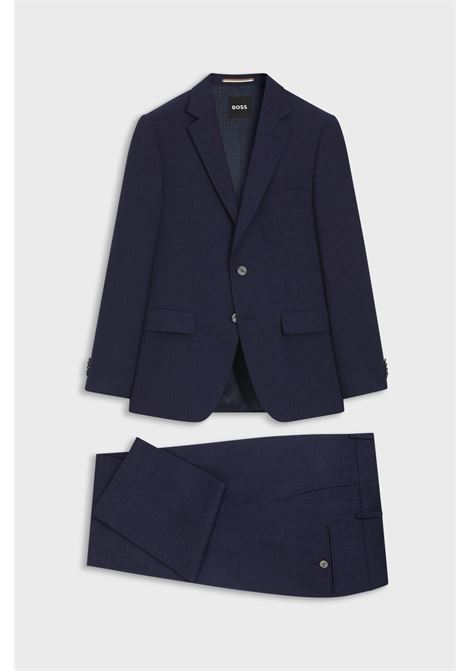 BOSS abito due pezzi slim fit in tessuto con micromotivo H-Huge-2Pcs-253 BOSS | ABITI | 5056183440400404