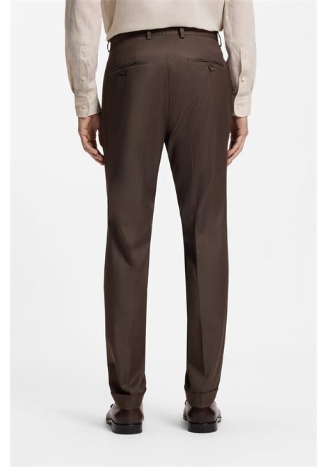 BOSS abito due pezzi slim fit in cotone elasticizzato con micromotivo C-Huge-2Pcs-DB-262 BOSS | ABITI | 5056184820700207