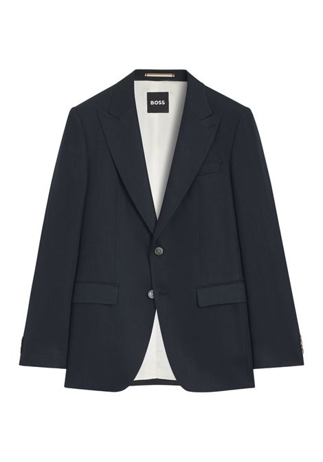 BOSS H-Hutson-Peak Slim-Fit Linen Twill Jacket BOSS |  | 5056185740200402