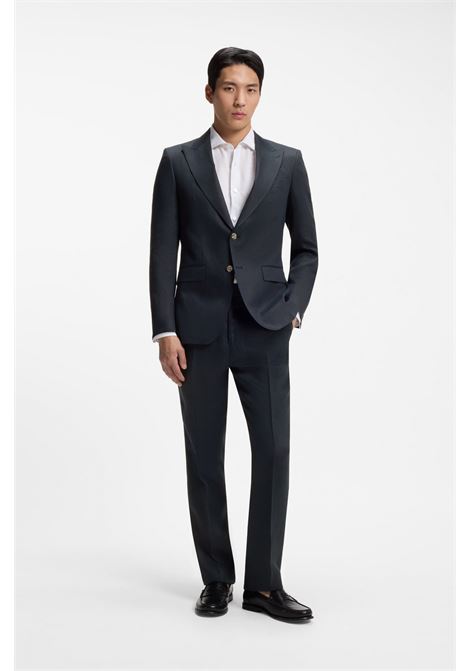 BOSS H-Hutson-Peak Slim-Fit Linen Twill Jacket BOSS |  | 5056185740200402