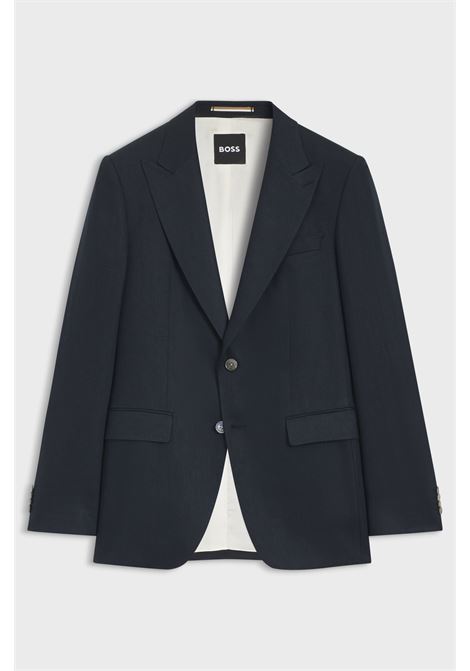BOSS H-Hutson-Peak Slim-Fit Linen Twill Jacket BOSS |  | 5056185740200402