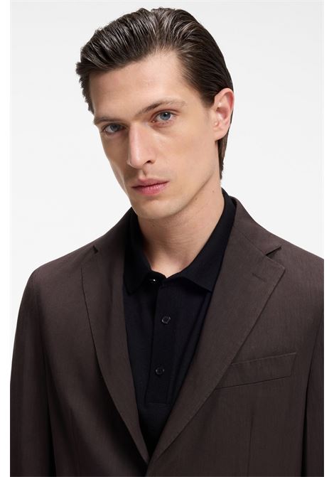 Giacca da Completo Slim Fit P-Hanry in Lino Tecnico Lavabile BOSS | GIACCHE | 5056195920700207