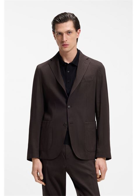 Giacca da Completo Slim Fit P-Hanry in Lino Tecnico Lavabile BOSS | GIACCHE | 5056195920700207