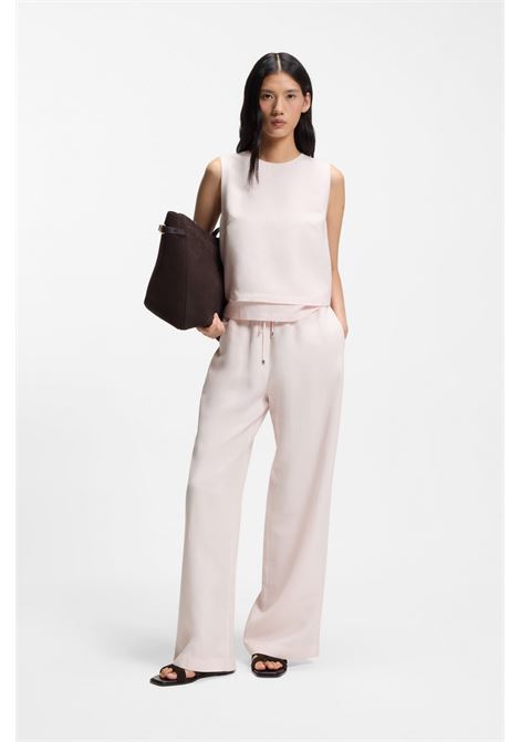 Pantaloni a gamba larga con elastico in vita BOSS | Pantaloni | 50562213680