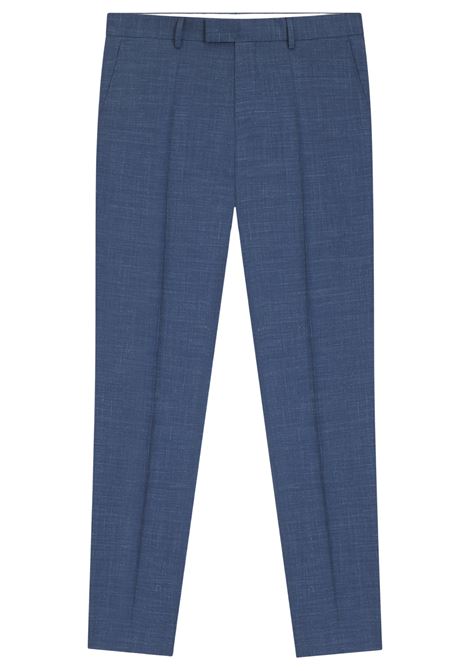 BOSS pantaloni abito slim fit in mohair, seta e lino H-Genius-B1-262 BOSS | PANTALONI | 5056260546600466