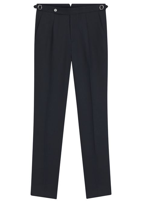 BOSS pantaloni relaxed fit in lino con pieghe frontali H-Perino-PL-DTL-262 BOSS | PANTALONI | 5056323140200402