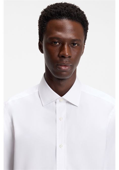 Camicia BOSS BY BECKHAM Slim Fit in Cotone H-DAVID BOSS | CAMICIE | 5056442710000100