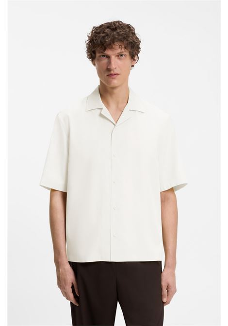 Camicia BOSS BY BECKHAM Relaxed Fit in Lyocell Seta e Cotone H-CESAR BOSS | CAMICIE | 5056444792000920