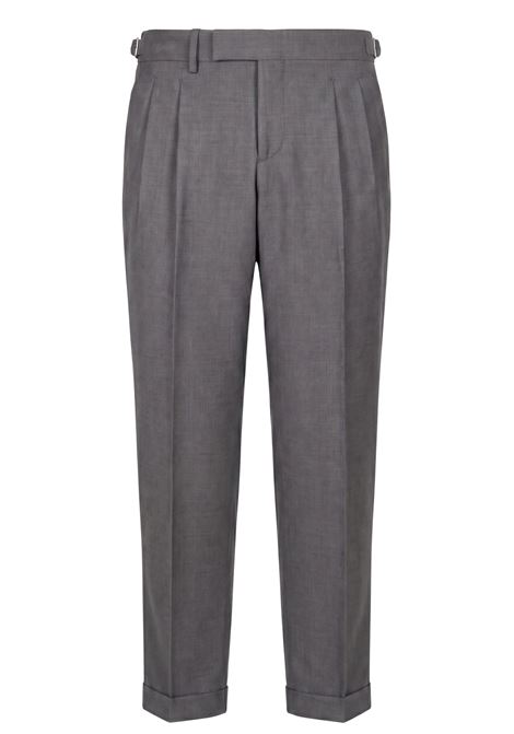 Briglia 1949 Quartieris grey virgin wool trousers with pleats and side adjusters BRIGLIA |  | 30010800080
