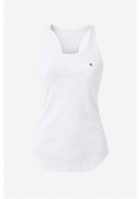 Cycle America ribbed tank top in pure cotton jersey with racer back and plated logo CYCLE |  | CC332MS0101