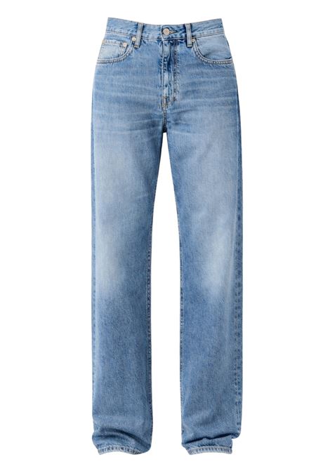 Cycle Mila straight fit low-rise jeans in rigid navy blue denim with vintage wash and recycled cotton CYCLE |  | CC452P52507