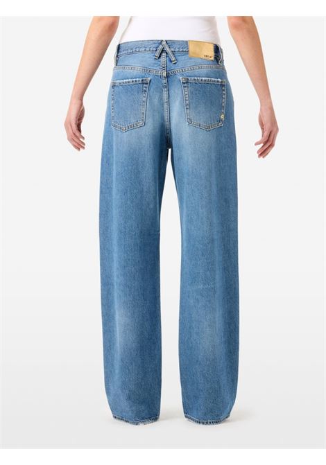 Cycle Mila straight fit low-rise jeans in rigid navy blue denim with vintage wash and recycled cotton CYCLE |  | CC452P52507