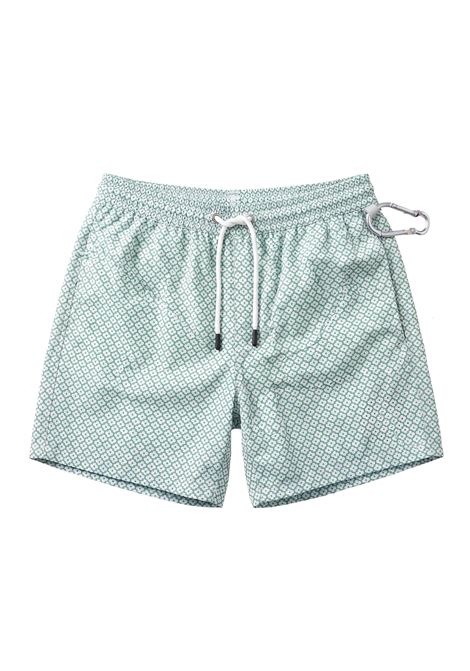 Costume da Bagno Fedeli Uomo Boxer Madeira Airstop Stampa - Verde Chiaro Fantasy FEDELI | Costume | TU000318F202/25