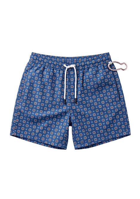 Costume da Bagno Fedeli Uomo Boxer Madeira Airstop Stampa - Blu Chiaro Fantasy FEDELI | Costume | TU000318F203/7A