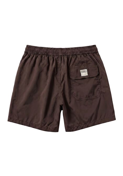 Costume da Bagno Fedeli Uomo Boxer Madeira Airstop - Dark Chocolate FEDELI | Costume | TU000320225