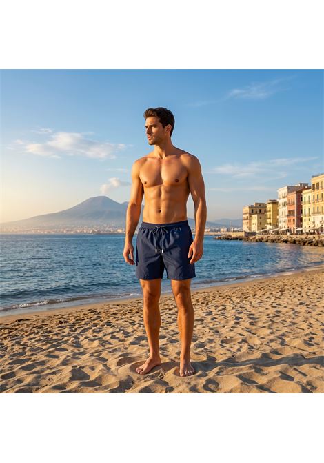 Costume da Bagno Fedeli Uomo Boxer Madeira Airstop - Midnight Blue FEDELI | Costume | TU00032028