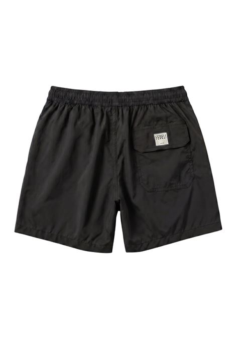 Costume da Bagno Fedeli Uomo Boxer Madeira Airstop - Nero FEDELI | Costume | TU00032036
