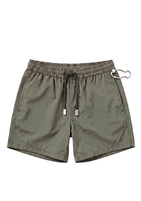 Fedeli Men's Madeira Airstop Swim Shorts - Dark Olive FEDELI |  | TU000320404