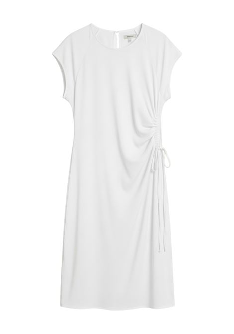 GRIFONI Abito Midi Burro in Misto Seta con Coulisse Laterale GRIFONI | Abiti | G1AB003002G