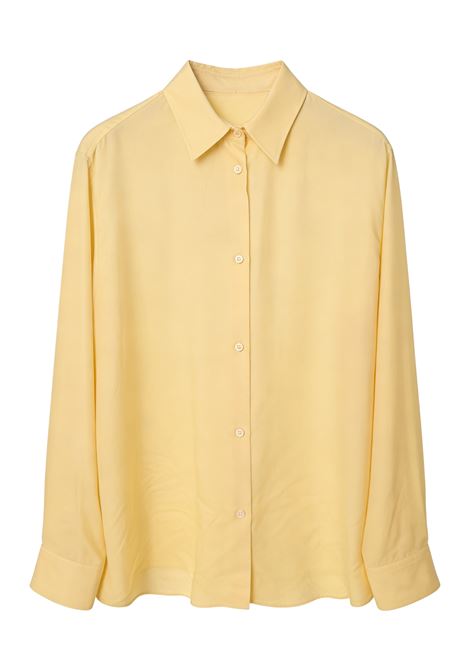GRIFONI Fluid Silk Shirt in Banana Yellow GRIFONI |  | G1AB004421G