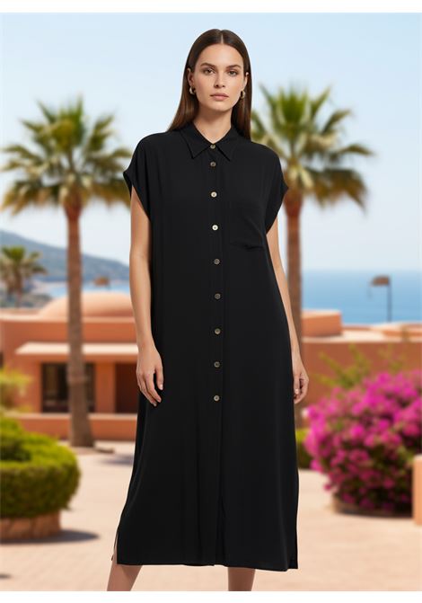 GRIFONI Abito Chemisier Smanicato Nero GRIFONI | Abiti | G1AB004999