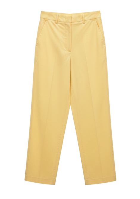 Pantaloni GRIFONI in Cotone Giallo Banana - Taglio Dritto GRIFONI | Pantaloni | G1AB006521G
