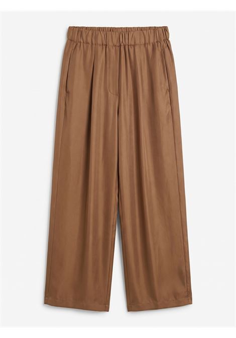JUCCA Pantaloni Ampi in 100% Seta Almond JUCCA | Pantaloni | J4314008/231079