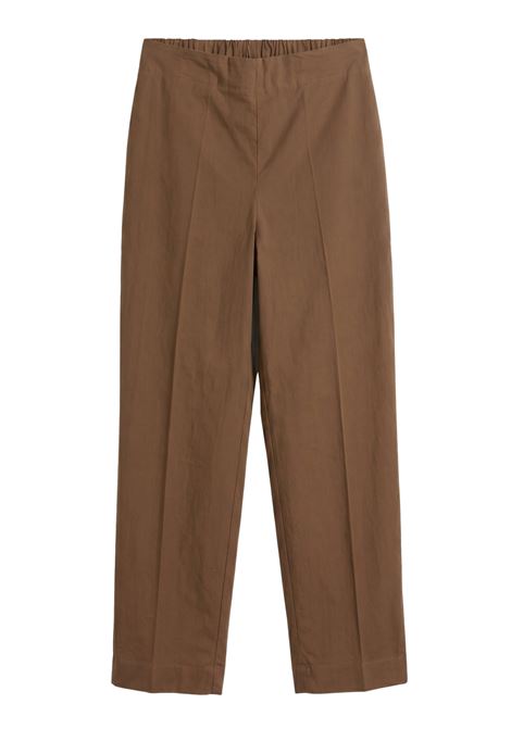 JUCCA Cotton Cigarette Trousers in Almond Brown JUCCA |  | J4314057/271079