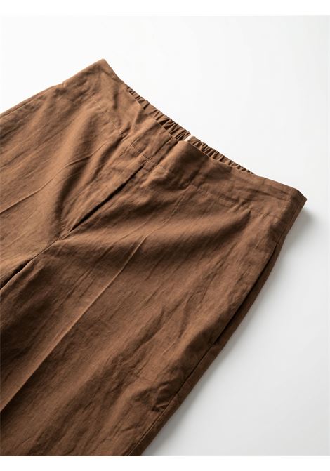 JUCCA Cotton Cigarette Trousers in Almond Brown JUCCA |  | J4314057/271079